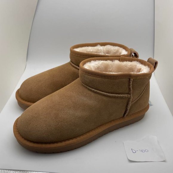 CUSHIONAIRE Women's Cozy pull on boot CHESTNUT 8 - Picture 2 of 6